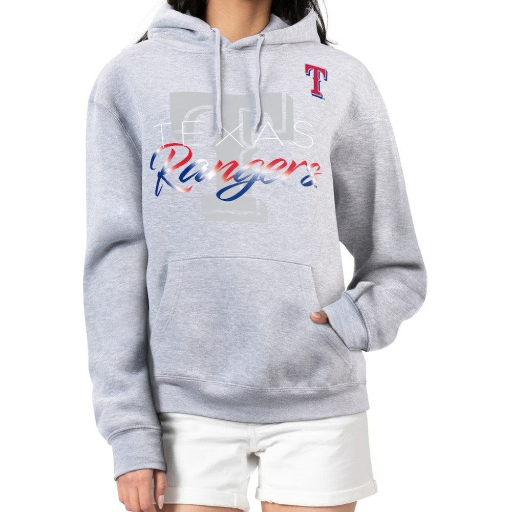MLB Texas Rangers G-III 4Her by Carl Banks Women's Shadow Logo Graphic Pullover Hoodie