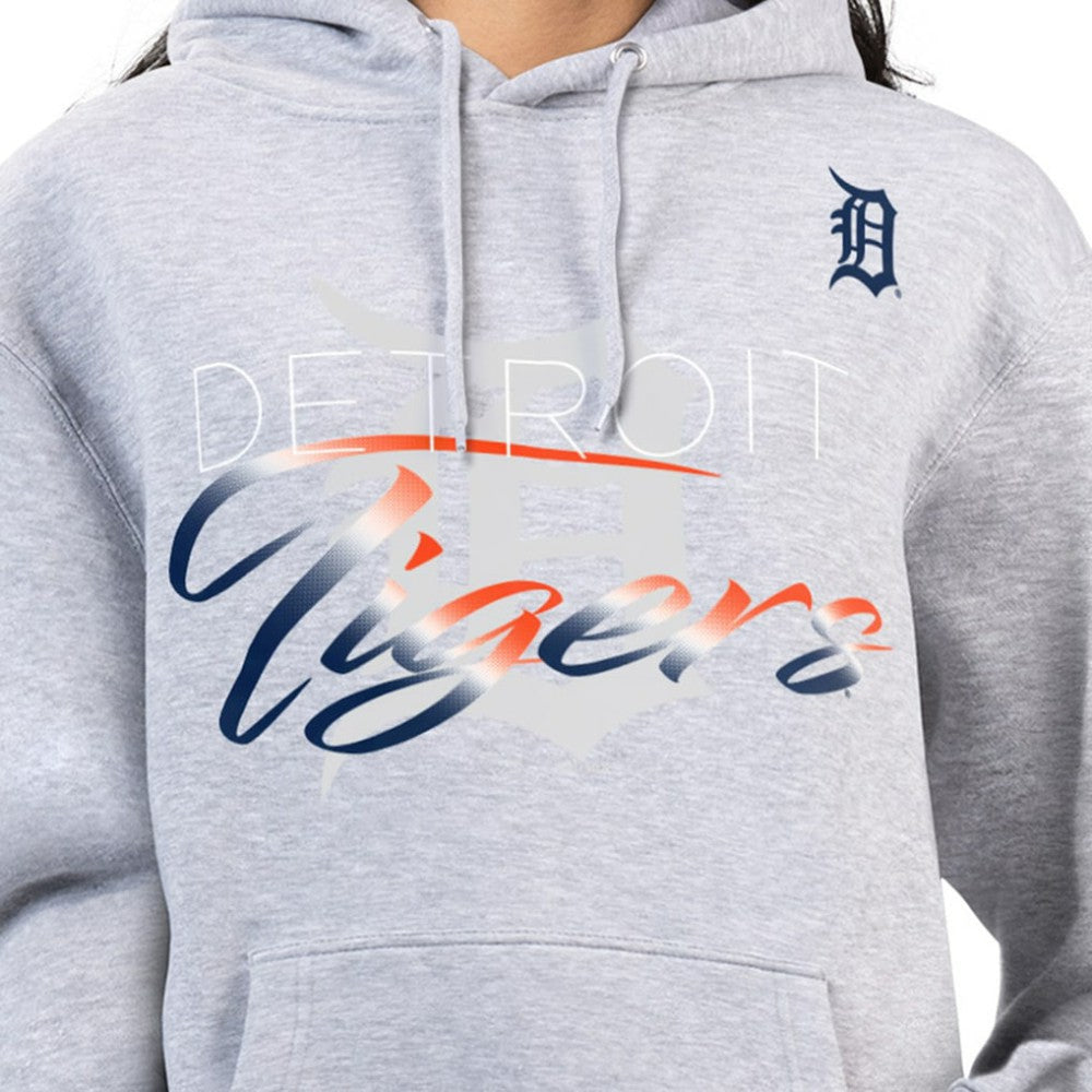 MLB Detroit Tigers G-III 4Her by Carl Banks Women's Shadow Logo Graphic Pullover Hoodie