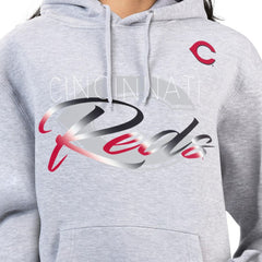 MLB Cincinnati Reds G-III 4Her by Carl Banks Women's Shadow Logo Graphic Pullover Hoodie