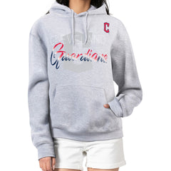 MLB Cleveland Guardians G-III 4Her by Carl Banks Women's Shadow Logo Graphic Pullover Hoodie