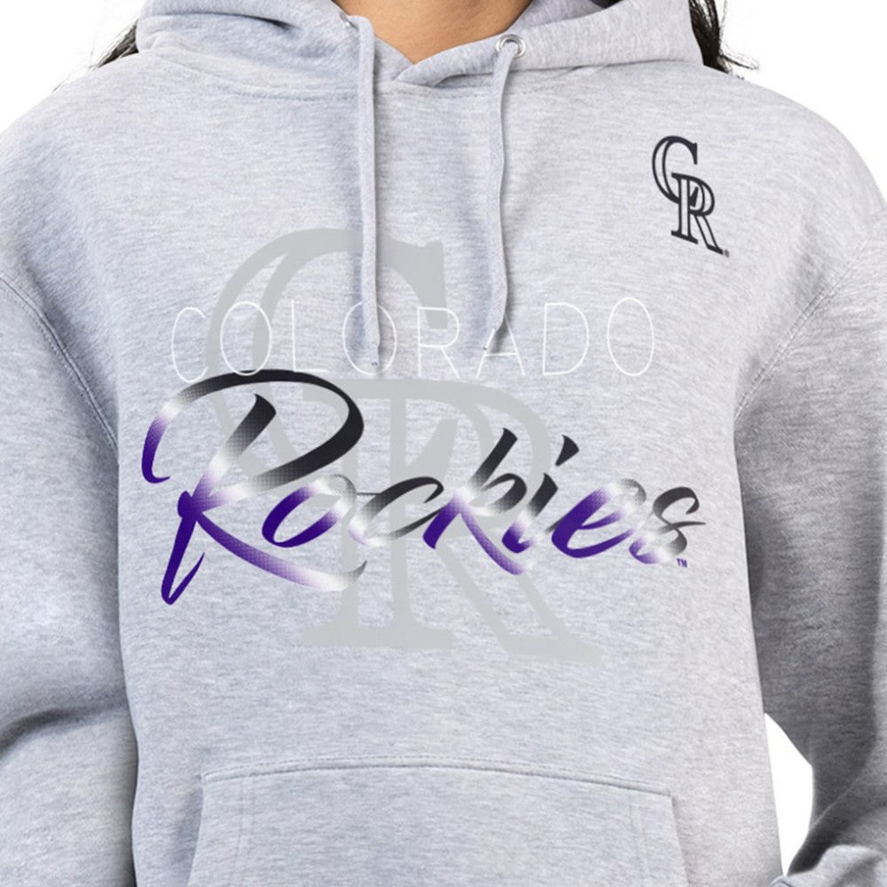 MLB Colorado Rockies G-III 4Her by Carl Banks Women's Shadow Logo Graphic Pullover Hoodie