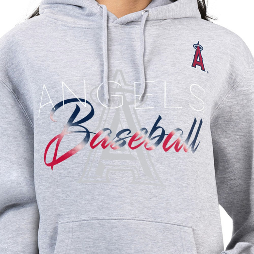 MLB Los Angeles Angels G-III 4Her by Carl Banks Women's Shadow Logo Graphic Pullover Hoodie