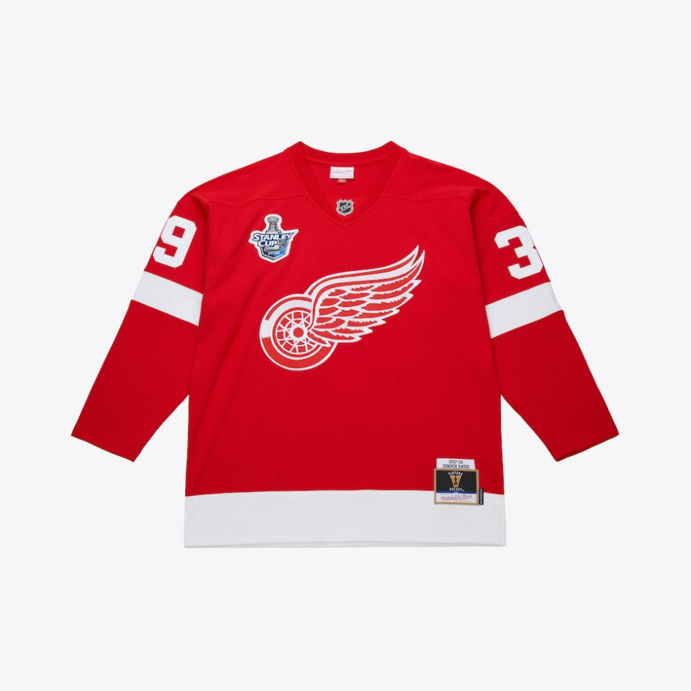 NHL Red Dominik Hasek Detroit Red Wings Mitchell & Ness 2007-08 Power Play Jersey