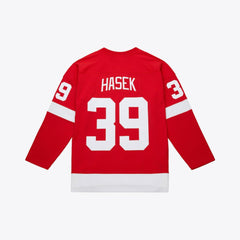NHL Red Dominik Hasek Detroit Red Wings Mitchell & Ness 2007-08 Power Play Jersey