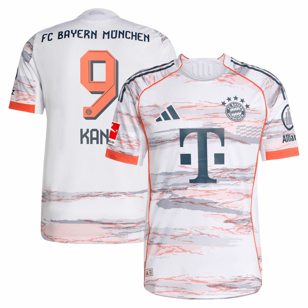 Harry Kane Bayern Munich 2025/26 Away Player Jersey - Adidas White