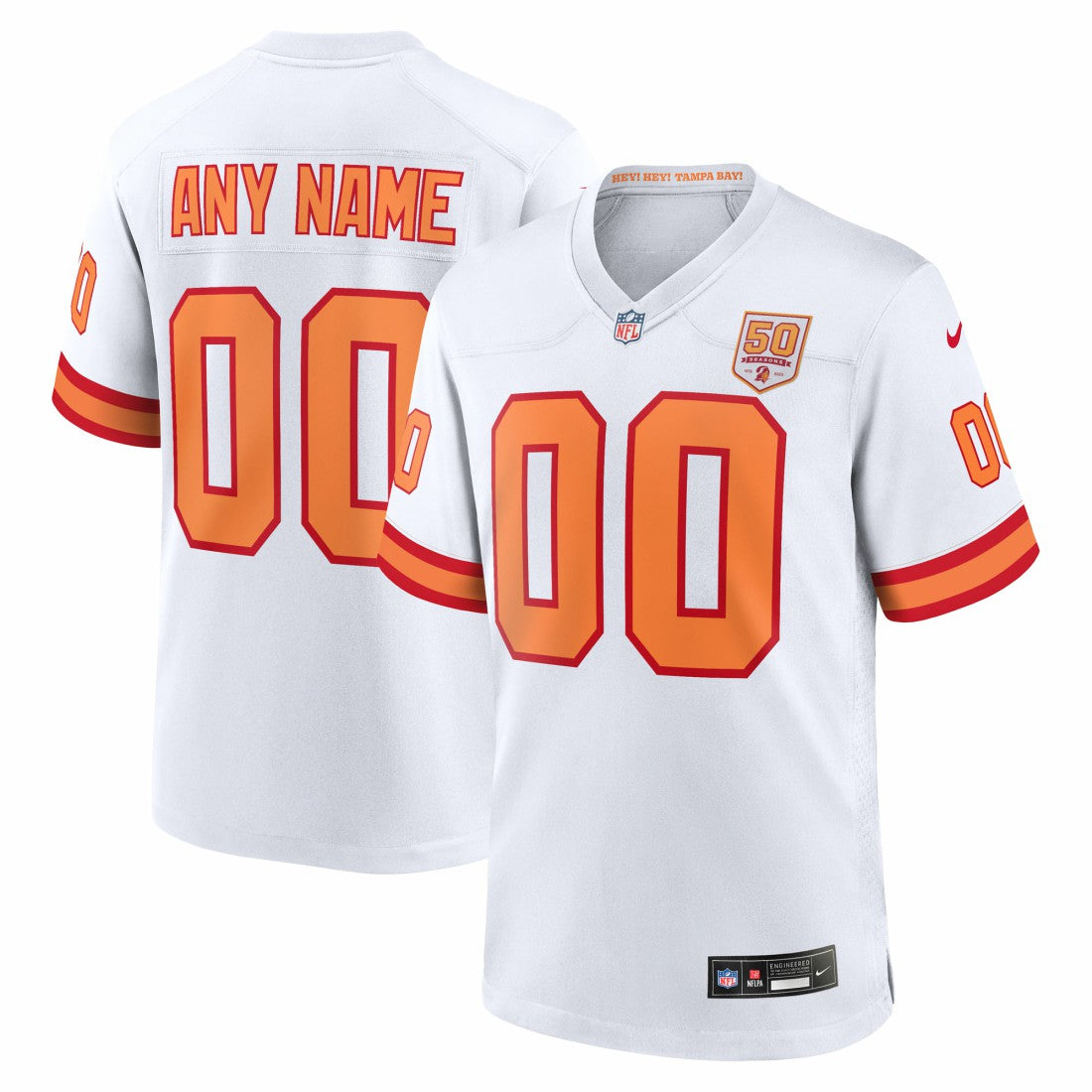76  50th Season Custom Game Jersey - Tampa Bay Buccaneers
