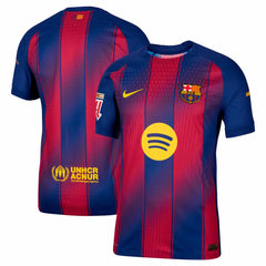 Barcelona 2025/26 Home Jersey with Patch - Nike Navy