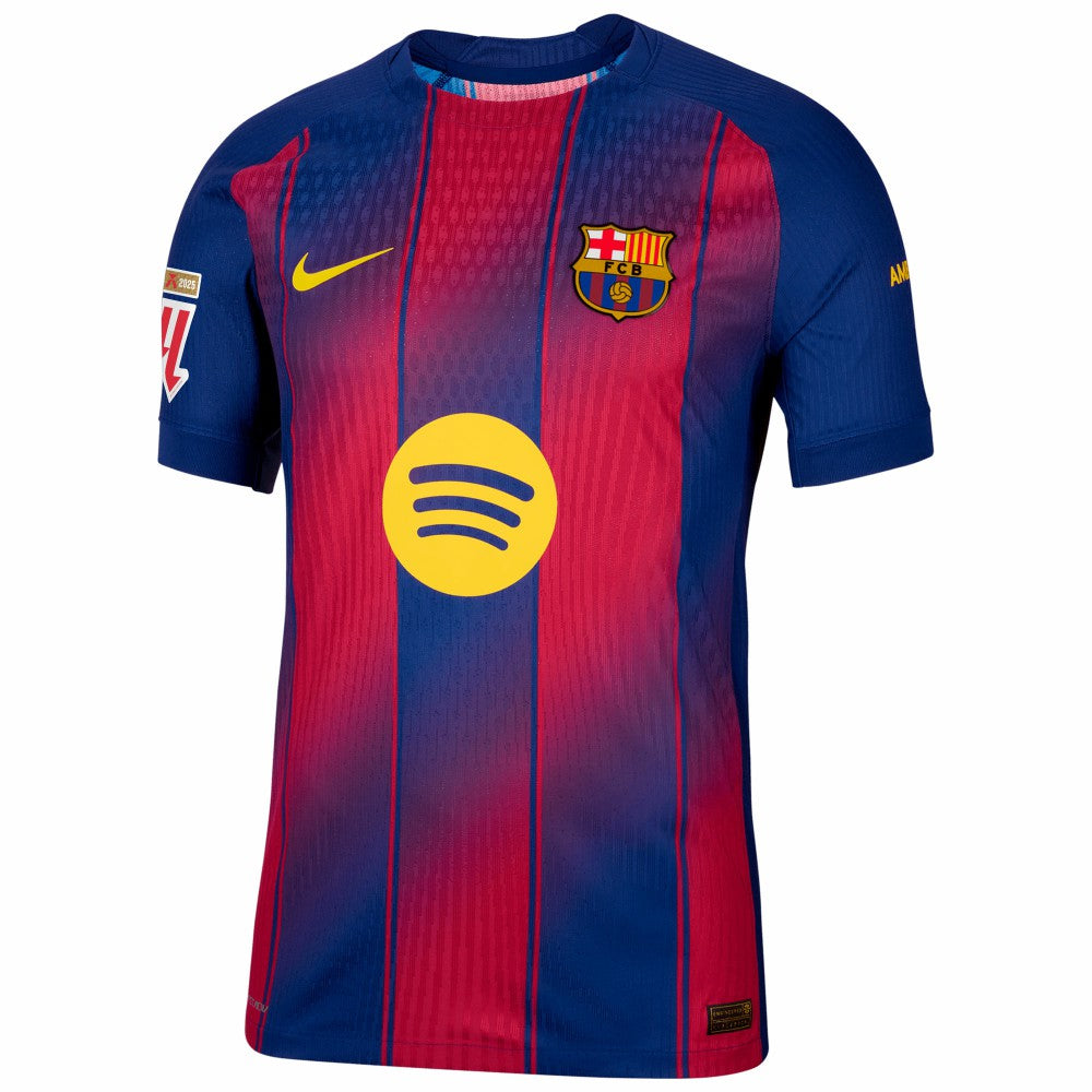 Barcelona 2025/26 Home Jersey with Patch - Nike Navy