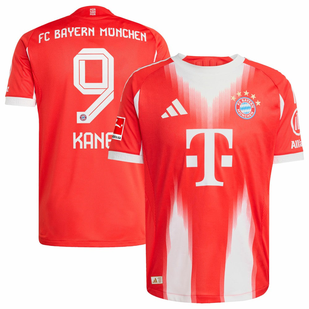 Harry Kane Bayern Munich 2025/26 Home Jersey - Adidas Red