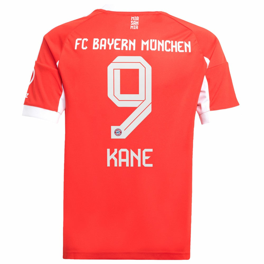Harry Kane Bayern Munich Youth 2025/26 Home Replica Jersey - Adidas Red