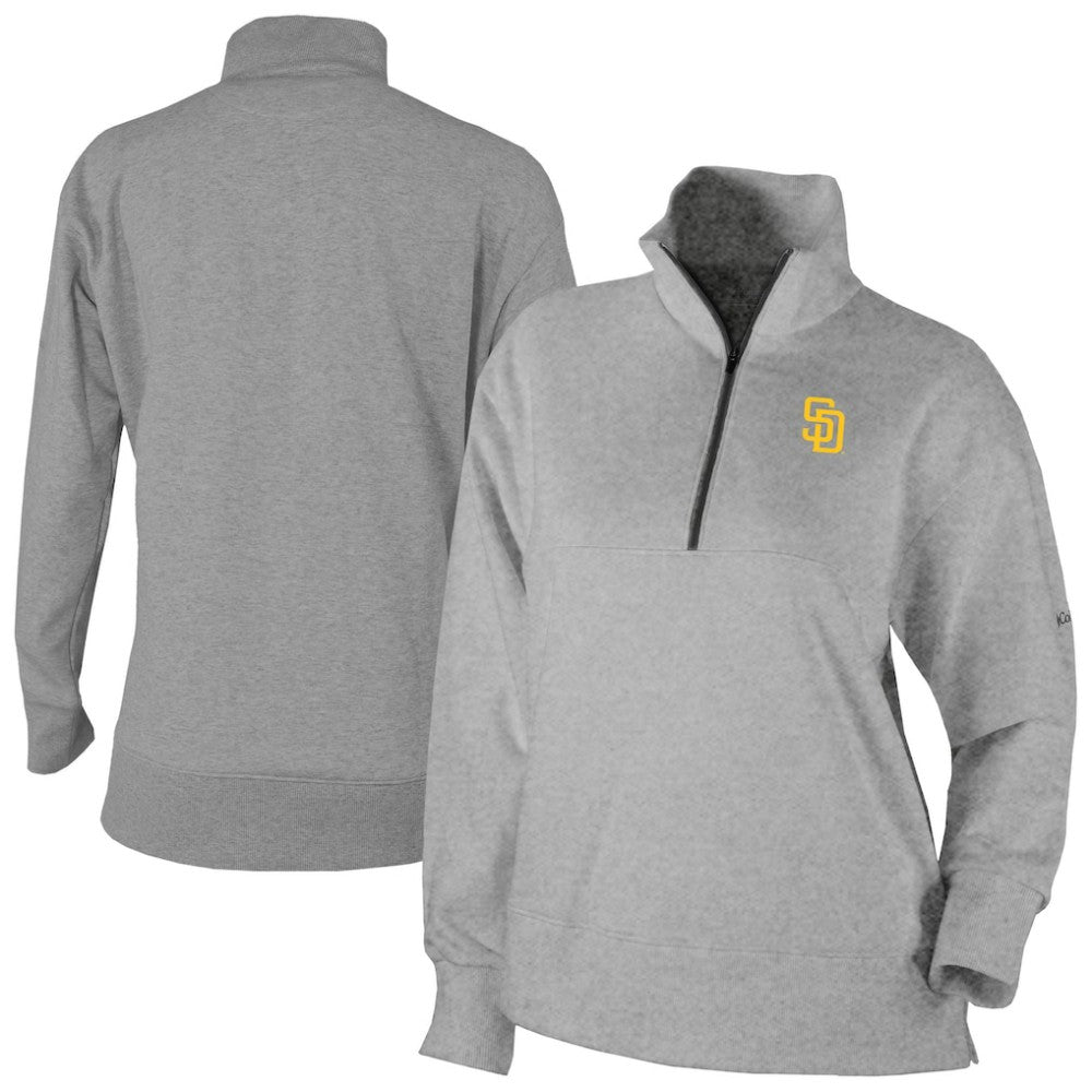 MLB San Diego Padres Columbia Women's Birchwood Hills Quarter-Zip Pullover