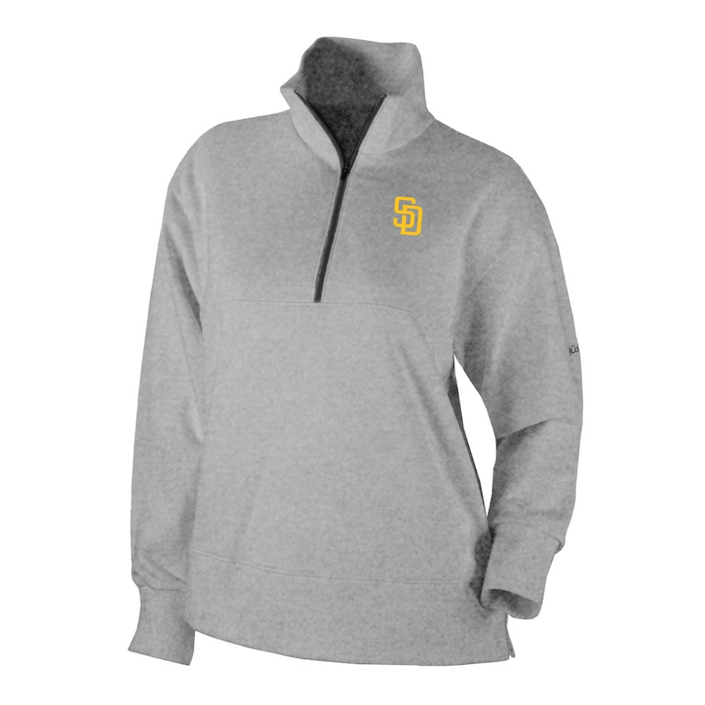 MLB San Diego Padres Columbia Women's Birchwood Hills Quarter-Zip Pullover