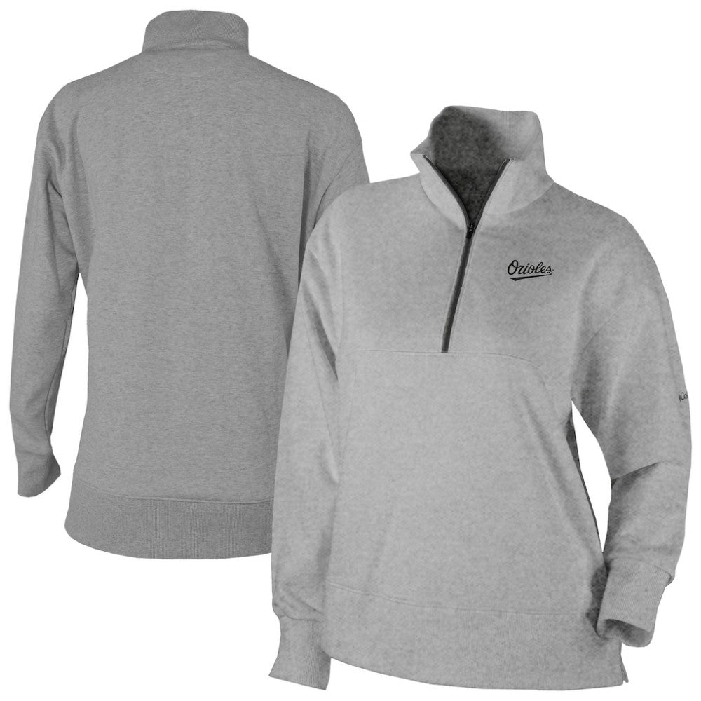 MLB Baltimore Orioles Columbia Women's Birchwood Hills Quarter-Zip Pullover