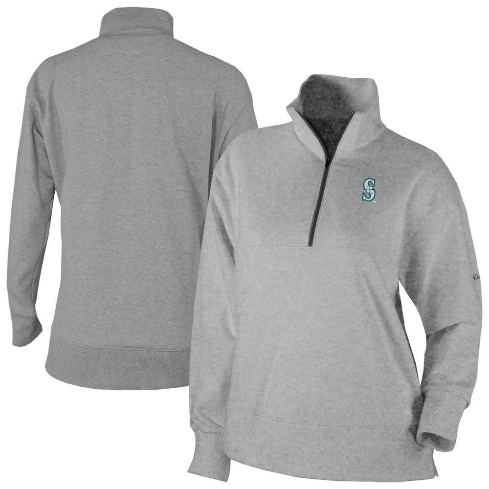 MLB Seattle Mariners Columbia Women's Birchwood Hills Quarter-Zip Pullover