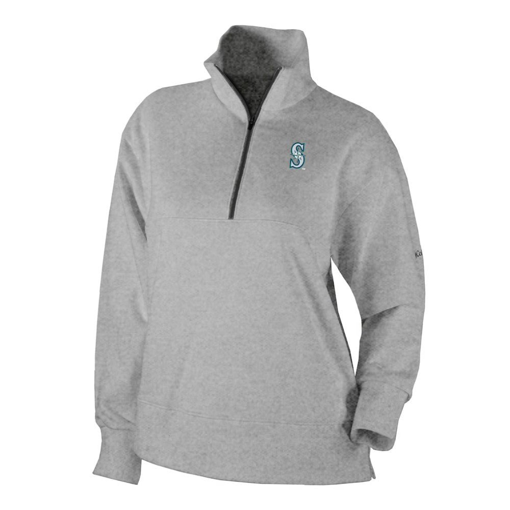MLB Seattle Mariners Columbia Women's Birchwood Hills Quarter-Zip Pullover