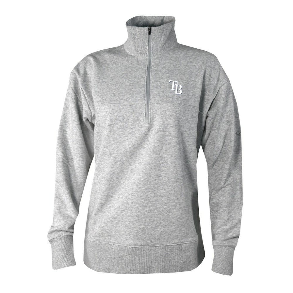 MLB Tampa Bay Rays Columbia Women's Birchwood Hills Quarter-Zip Pullover