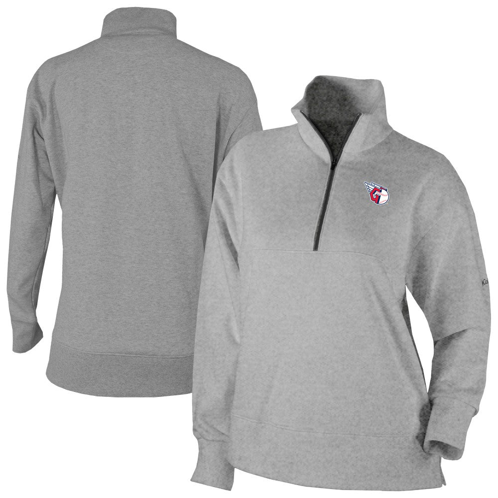 MLB Cleveland Guardians Columbia Women's Birchwood Hills Quarter-Zip Pullover
