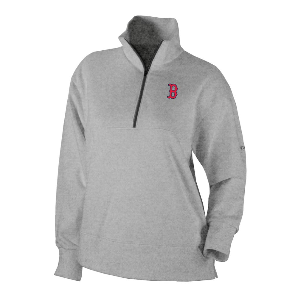 MLB Boston Red Sox Columbia Women's Birchwood Hills Quarter-Zip Pullover