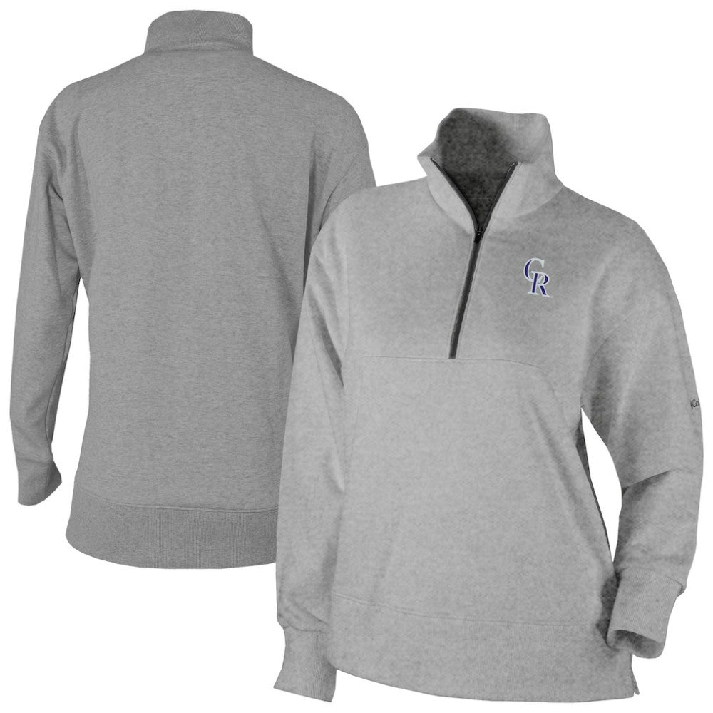 MLB Colorado Rockies Columbia Women's Birchwood Hills Quarter-Zip Pullover