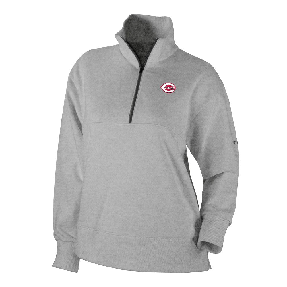 MLB Cincinnati Reds Columbia Women's Birchwood Hills Quarter-Zip Pullover