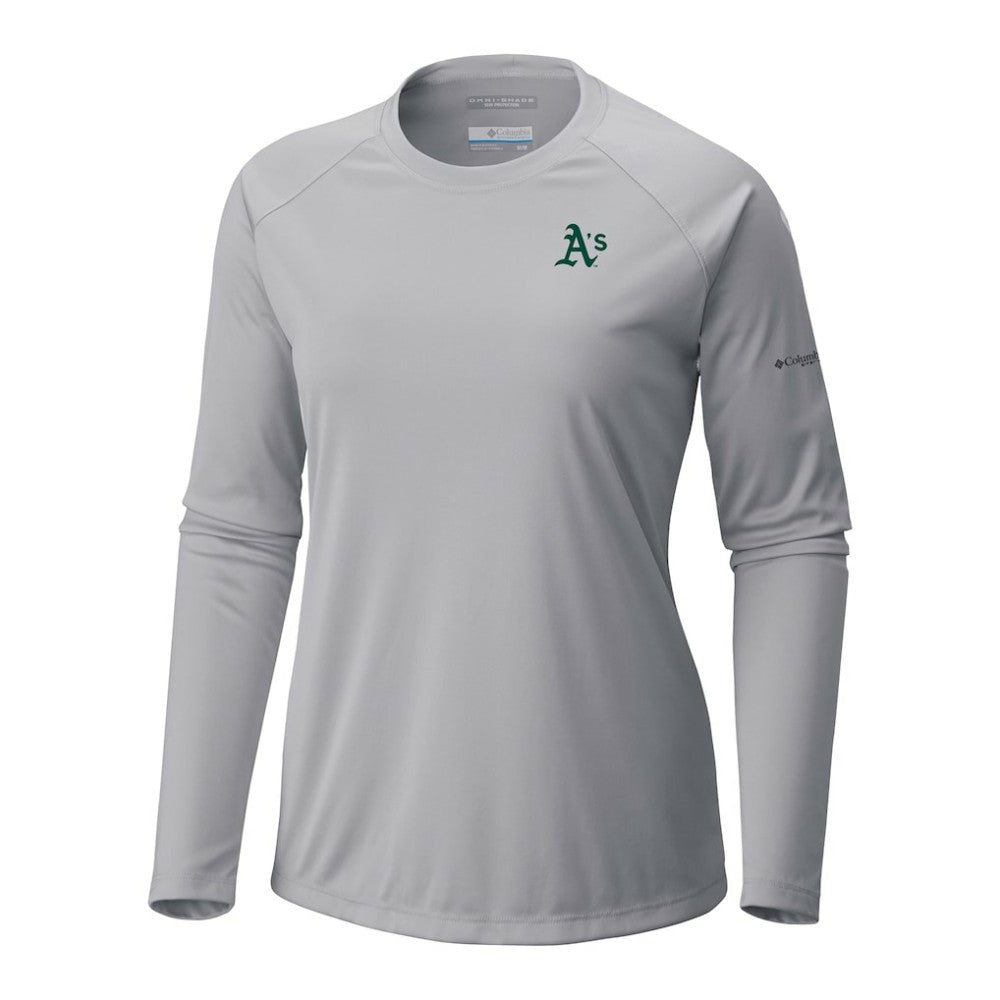 MLB Athletics Columbia Tidal Tee II Long Sleeve T-Shirt
