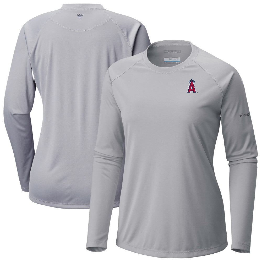 MLB Los Angeles Angels Columbia Tidal Tee II Long Sleeve T-Shirt