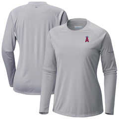 MLB Los Angeles Angels Columbia Tidal Tee II Long Sleeve T-Shirt