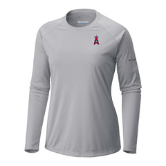 MLB Los Angeles Angels Columbia Tidal Tee II Long Sleeve T-Shirt