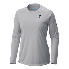MLB Detroit Tigers Columbia Tidal Tee II Long Sleeve T-Shirt
