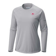MLB Cincinnati Reds Columbia Tidal Tee II Long Sleeve T-Shirt