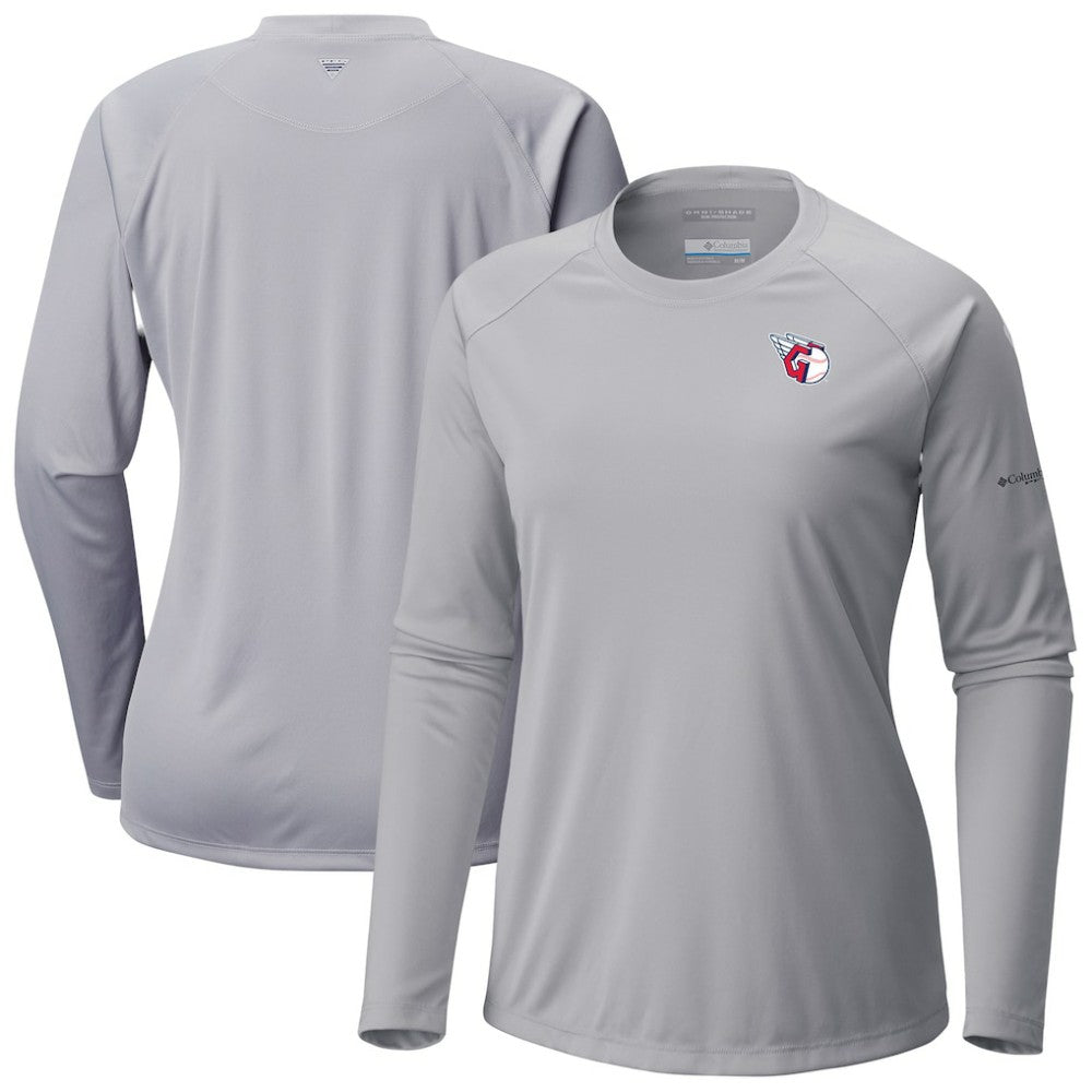 MLB Cleveland Guardians Columbia Tidal Tee II Long Sleeve T-Shirt