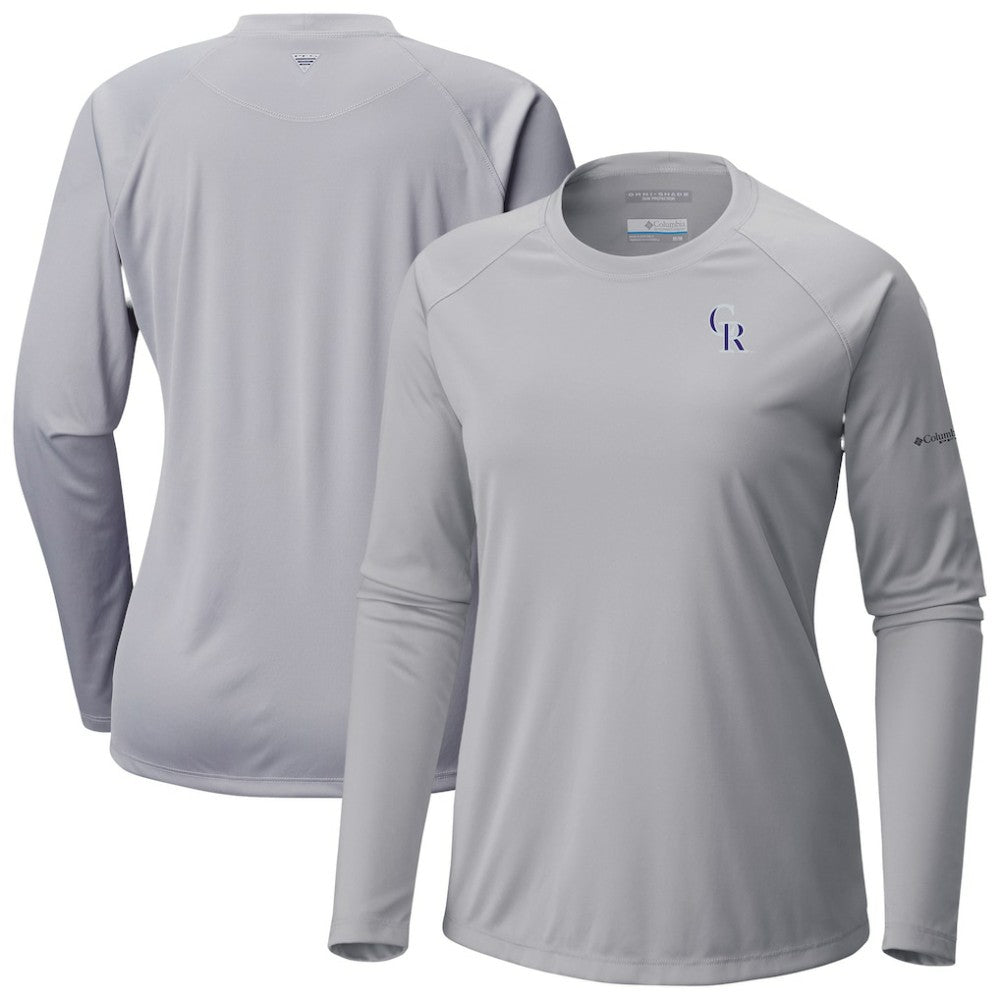 MLB Colorado Rockies Columbia Tidal Tee II Long Sleeve T-Shirt