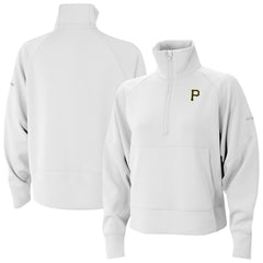 MLB Pittsburgh Pirates Columbia Women's Wickhams Hills Raglan Omni-Wick Quarter-Zip Pullover
