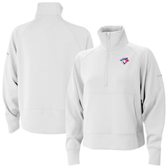 MLB Toronto Blue Jays Columbia Women's Wickhams Hills Raglan Omni-Wick Quarter-Zip Pullover
