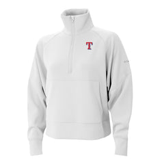 MLB Texas Rangers Columbia Women's Wickhams Hills Raglan Omni-Wick Quarter-Zip Pullover