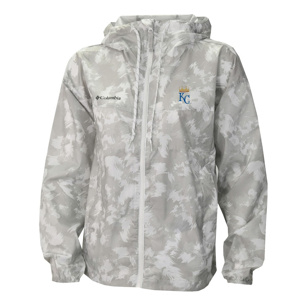 MLB Kansas City Royals Columbia Women's Flash Challenger Full-Zip Hoodie Windbreaker Jacket