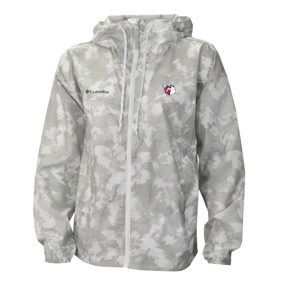 MLB Cleveland Guardians Columbia Women's Flash Challenger Full-Zip Hoodie Windbreaker Jacket