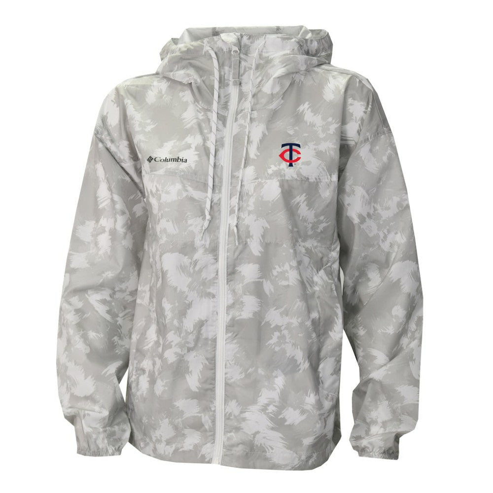 MLB Minnesota Twins Columbia Women's Flash Challenger Full-Zip Hoodie Windbreaker Jacket