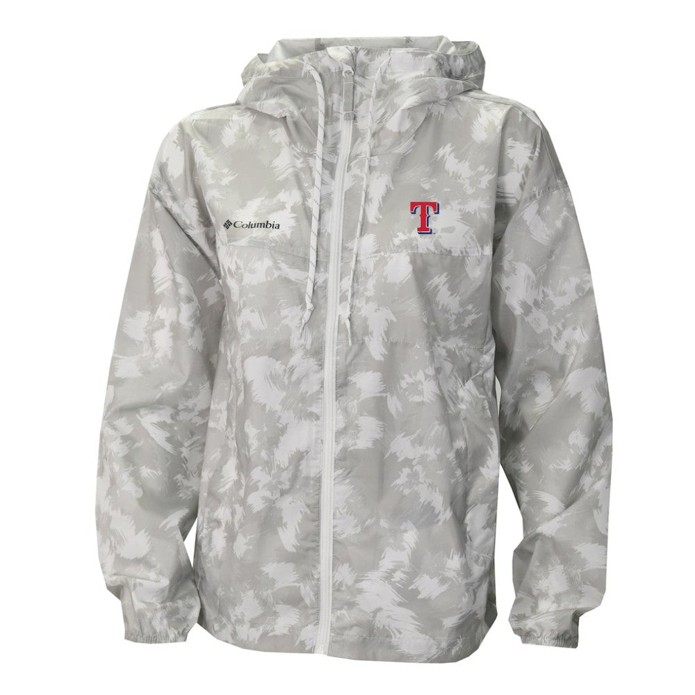 MLB Texas Rangers Columbia Women's Flash Challenger Full-Zip Hoodie Windbreaker Jacket