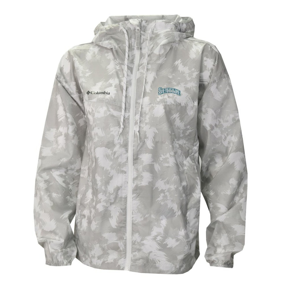 MLB Seattle Mariners Columbia Women's Flash Challenger Full-Zip Hoodie Windbreaker Jacket