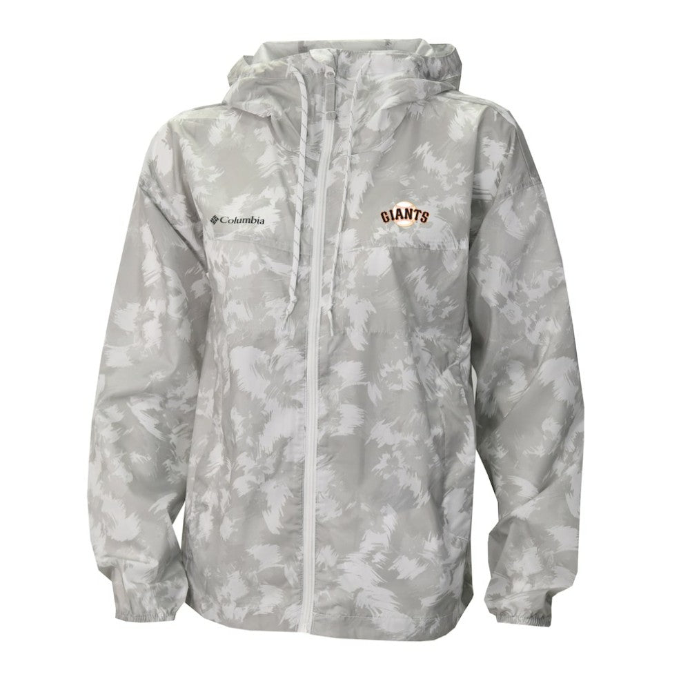 MLB San Francisco Giants Columbia Women's Flash Challenger Full-Zip Hoodie Windbreaker Jacket