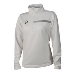 MLB Pittsburgh Pirates Columbia Women's Skiff Guide Fleece Half-Zip Pullover Jacket