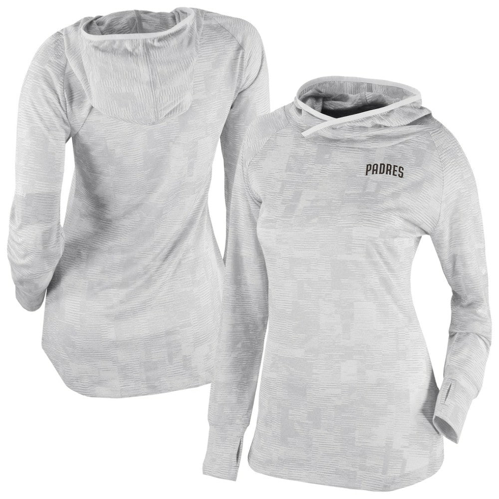 MLB San Diego Padres Columbia Women's Omni-Wick Sunday Ball Raglan Pullover Hoodie