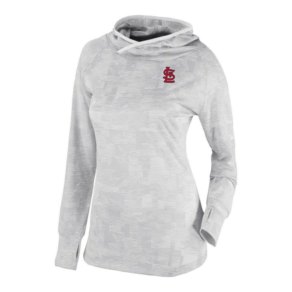 MLB St. Louis Cardinals Columbia Women's Omni-Wick Sunday Ball Raglan Pullover Hoodie