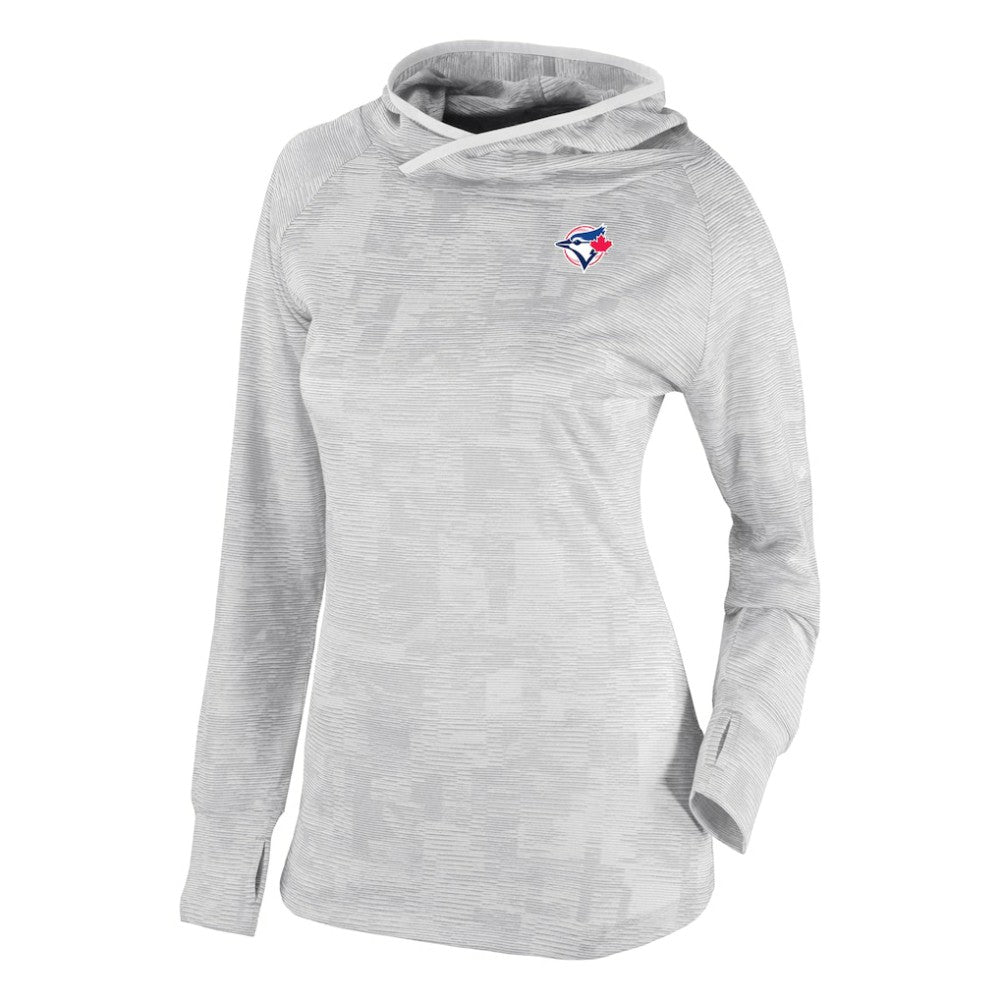 MLB Toronto Blue Jays Columbia Women's Omni-Wick Sunday Ball Raglan Pullover Hoodie