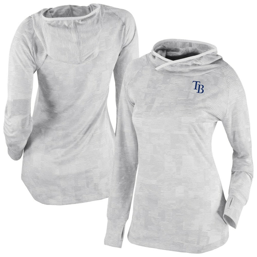 MLB Tampa Bay Rays Columbia Women's Omni-Wick Sunday Ball Raglan Pullover Hoodie