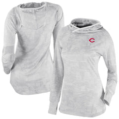 MLB Cincinnati Reds Columbia Women's Omni-Wick Sunday Ball Raglan Pullover Hoodie