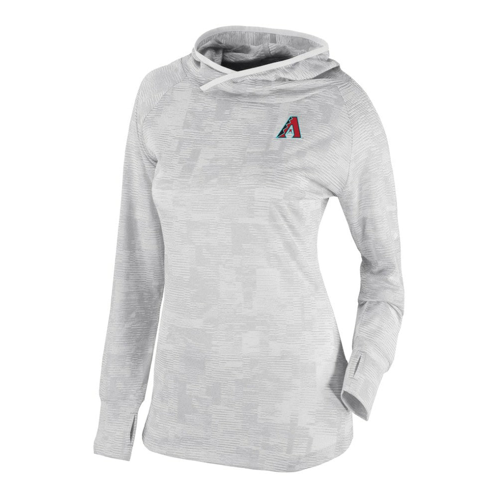 MLB Arizona Diamondbacks Columbia Women's Omni-Wick Sunday Ball Raglan Pullover Hoodie