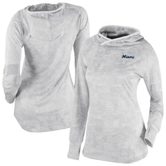 MLB Miami Marlins Columbia Women's Omni-Wick Sunday Ball Raglan Pullover Hoodie