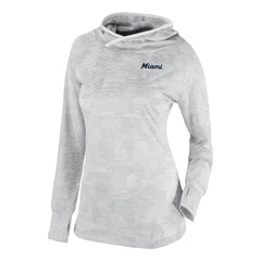 MLB Miami Marlins Columbia Women's Omni-Wick Sunday Ball Raglan Pullover Hoodie